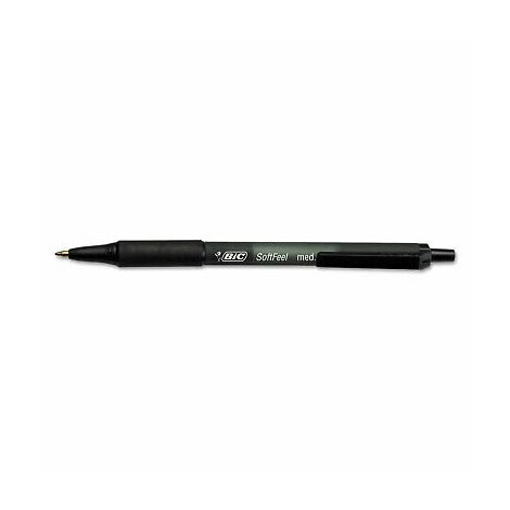 Długopis Bic Soft Feel Med, 1.0mm, Czarny